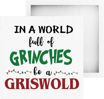 Christmas Vacation Decorations for Office Table Funny Xmas Vacation Decor for Living Room Christmas Holiday Decor Room 5 X 5 Inches