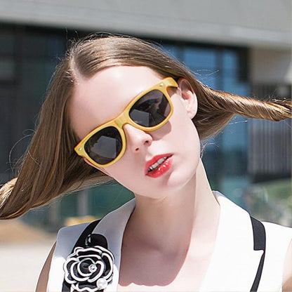 Pibupibu 10/20 Packs Adults Wholesale Neon Colors Square Retro Style Party Favors Sunglasses