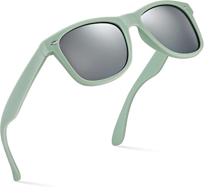 Retro Rewind Polarized Sunglasses for Men and Women - UV Protection Classic Sun Glasses