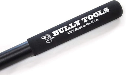 Bully Tools Heavy Duty Ice Scraper - 11-Gauge All Steel Sidewalk Chopper with Extra Long Handle for Thick Snow Removal - Floor Scraper Tool, Flat Head for Snow Clearing - 100% Made in the USA, 58-Inch