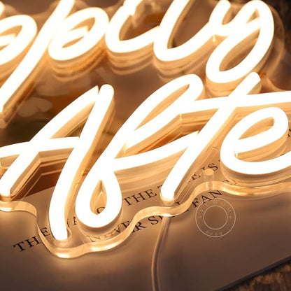 SYLHOME Happily Ever After LED Neon Light Sign Wedding Party Birthday Neon Art Wall Sign Decor USB Bedroom Home Pub Decor Valentine's Day Night Light 5V Warm White 15.75"X9.2"