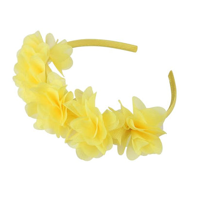 Candygirl Flower Crown Headbands for Women Girls Floral Hairband Wedding Festival Parties Hair Accessories Pack of 9 (bright colors)