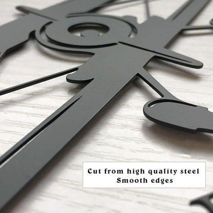 Metal Decorative Signage, Personalized Infinite Heart, 12/18/24 inches, Ideal for Home Decoration and Special Occasion Gift-Giving