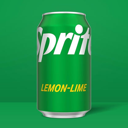 Sprite Lemon Lime Soda Soft Drinks, 12 fl oz, 12 Pack