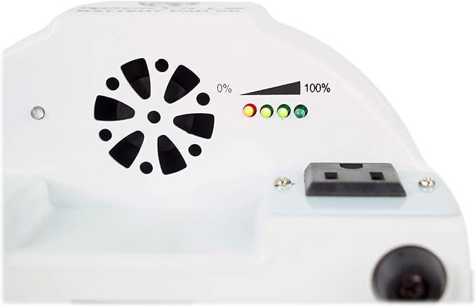 Rockville BATTERY PAR PACK 50 WHITE 20W Rechargeable Wash Lights (10), RGB Color Mixing, Wireless DMX, Remote Included, for DJs and Event Lighting