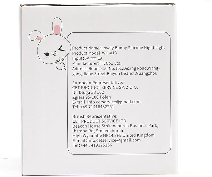 OneFire Night Light for Kids Christmas Gifts for Kids, 16 Colors Bunny Toys Cute Lamp, Soft Silicone Baby Night Light, 1200mAh Portable Dimmable Touch Lamps,Kawaii Room Decor,Christmas Gifts for Teens