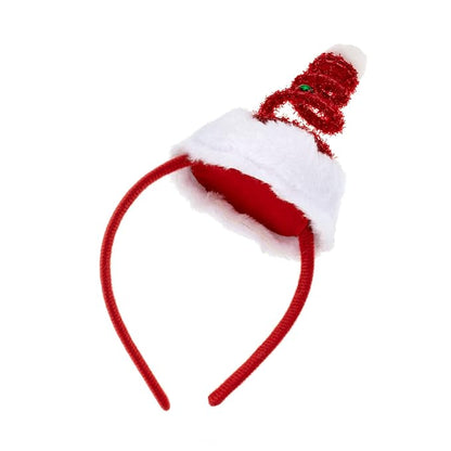 Madison Tyler Red Christmas Tree Headband for Women | Cute Spiral Triangle Christmas Tree | Lightweight Party Headband