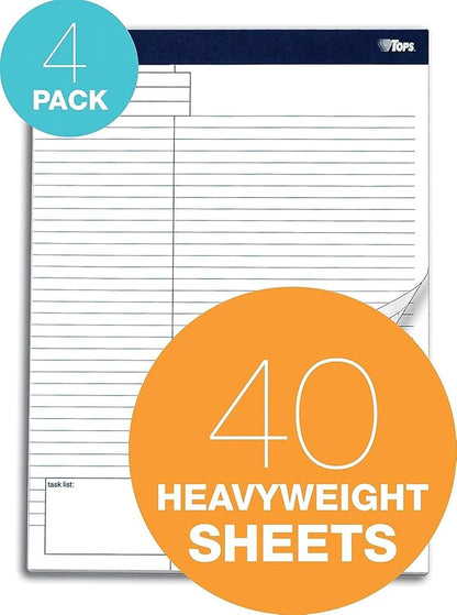Tops Project Planning Pads 40 Sheets per Pad, 4 Pads per Pack