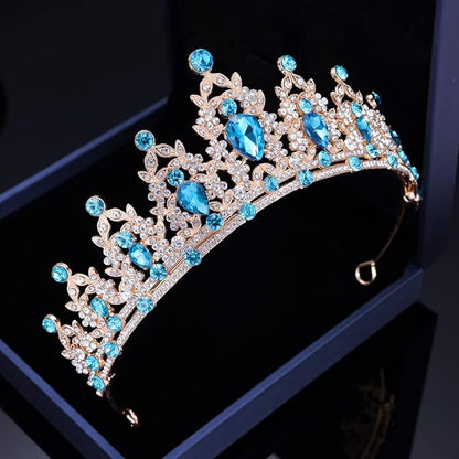 Kamirola - Queen Crown and Tiaras Princess Crown for Women and Girls Crystal Headbands for Bridal, Princess for Wedding and Party（01）