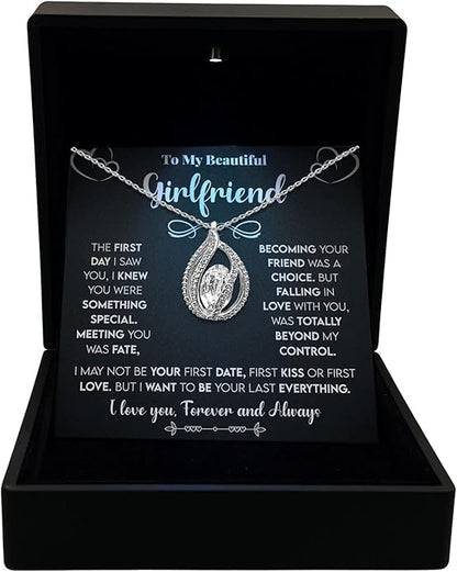 TRYNDI To My Wife Necklace from Husband - Soulmate, Girlfriend, Fiance Gift for Anniversary, Birthday, Christmas, Valentine's Day, Mother's Day - Romantic Wife Christmas Gift ideas