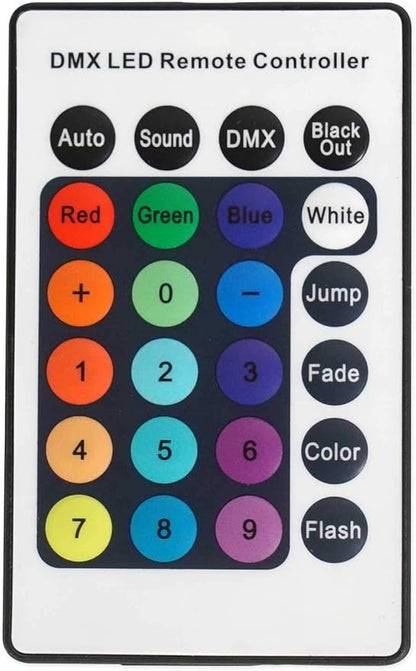 Rockville ROCKSTRIP 252 LED 50W RGB Color Strip Light Bar, 3/4/5/7-Channel DMX, High-Speed Color Changing, Master/Slave Link, Remote, for DJs and Stage