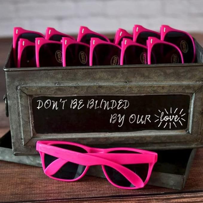 Pibupibu 10/20 Packs Adults Wholesale Neon Colors Square Retro Style Party Favors Sunglasses