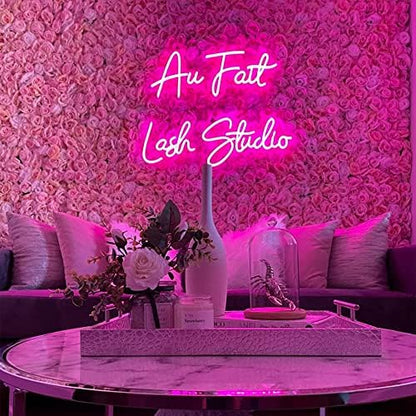 Custom LED Neon Signs for Bedroom Wall Decor Personalized Neon Signs for Wedding Birthday Party or Bar Logo(Large Size: 36"-50")
