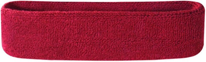 Suddora Workout Headband for Men and Women, Moisture-Wicking Athletic Sweatband, Lightweight Cotton Terry Cloth Bands for Basketball, Tennis, Football, Gym, Running, Cosplay & Costumes