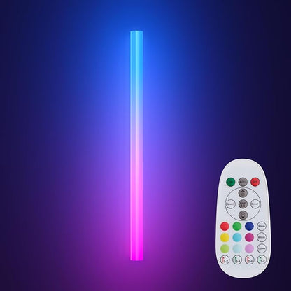 30 inch Battery Operated Wall Light Bar Rechargeable Wireless LED Wall Sconces, Remote Control Color Changing Music Sync Scene Modes for Game Room Bedroom Living Room TV Background