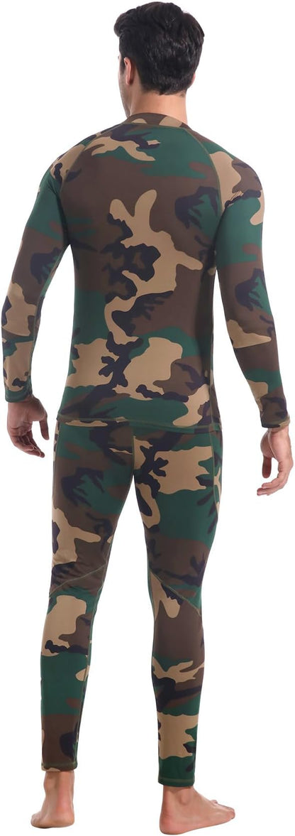 CL convallaria Thermal Underwear Long Johns Set Mens Winter Gift Hunting Gear Sport Base Layer Bottom Top