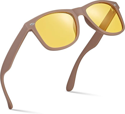 Retro Rewind Polarized Sunglasses for Men and Women - UV Protection Classic Sun Glasses