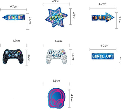 Video Game Confetti,100pcs Video Game Party Table Decorations for Kids Boys Gamer Birthday Party Baby Shower Gaming Night Party Supplies