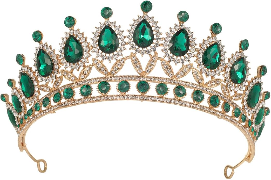 Kamirola Tiaras Princess Crown for Women and Girls Crystal Headbands for Bridal, Princess for Wedding and Party(TR21)