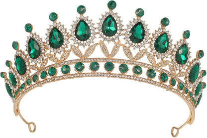 Kamirola Tiaras Princess Crown for Women and Girls Crystal Headbands for Bridal, Princess for Wedding and Party(TR21)