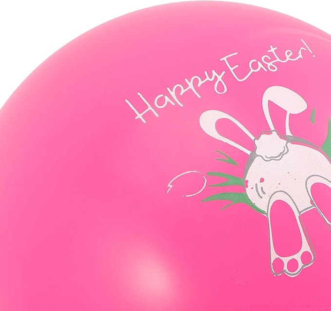 VICASKY 30Pcs Easter Party Balloons Bright Colored Latex Decor for Bunny Egg Themes Birthday Shower Holiday Celebration Photo Background