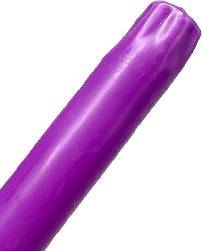 D'light Online Elegant 12" Purple Gradient Taper Candles Premium Quality- Unscented, Hand-Dipped Tapered Candles, Dripless and Smokeless - Set of 12 (12 Inch, Purple Gradient)