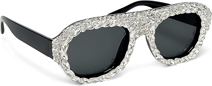 bullabulling Vintage Pilot Rhinestone Sunglasses Women Fashion Diamond bling party Sun Glasses Crystal Shades UV400