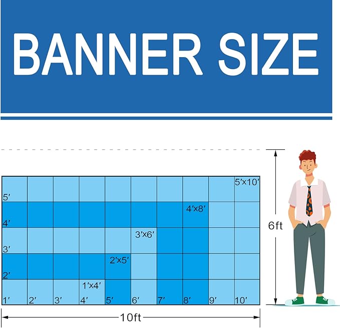 Custom Vinyl Banners and Signs Customize for Outdoor Indoor, Customize Photo Logo Text Banner Decoration Backdrop for Party Birthday Graduation Wedding Event 3'x10'