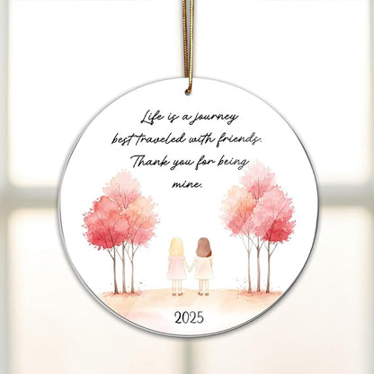 Friendship Ornament 2025, for Women, Birthday Gift for Best Friend, Friend Ornaments for Women, Gift for Friends, Friend Ornament