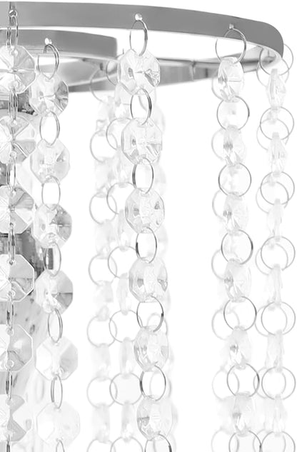 Wedding Centerpieces Sliver Vases,10PCS Metal Flower Candle Holder with Sparkling Crystal Beads,Crystal Flower Vase Metal Flowers Stand for Party Tables Decorations