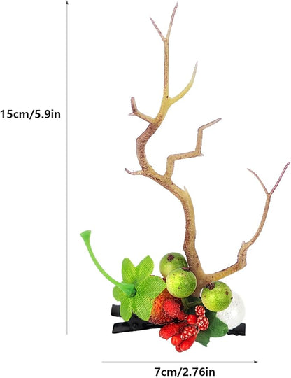 TOECWEGR Christmas Reindeer Antlers Headband Hair Clips Hair Hoop Girl Holiday Beauty Headdress