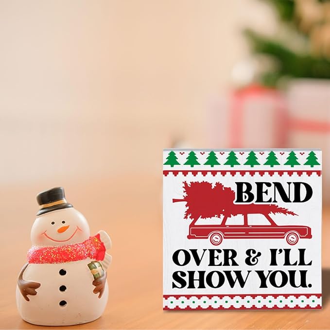 National Lampoon'S Christmas Vacation Decorations For Home Christmas Vacation Decorations For Office Table Xmas Rustic Home Decor 5 X 5 Inches