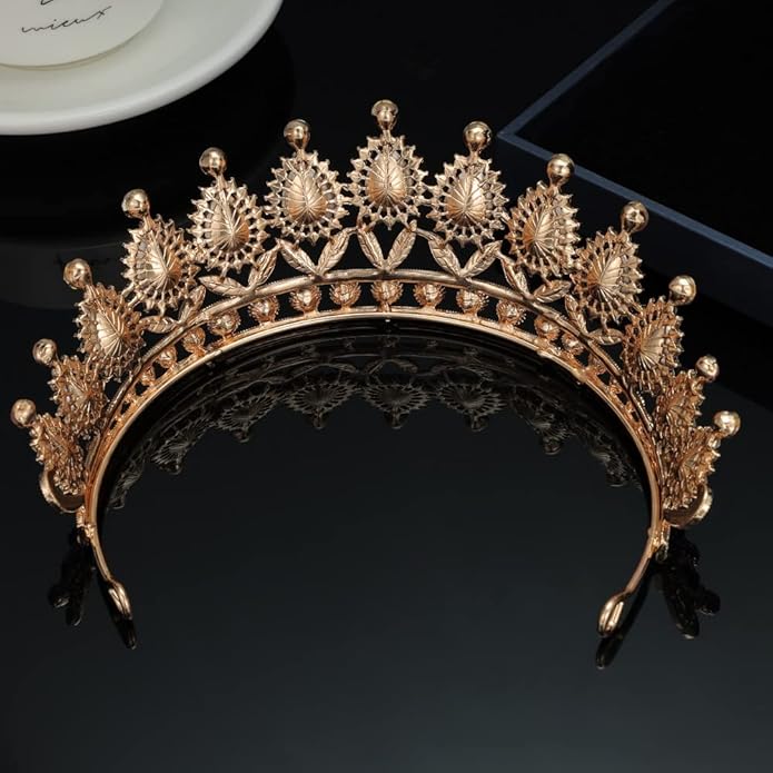 Kamirola Tiaras Princess Crown for Women and Girls Crystal Headbands for Bridal, Princess for Wedding and Party(TR21)
