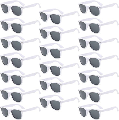 Pibupibu 10/20 Packs Adults Wholesale Neon Colors Square Retro Style Party Favors Sunglasses