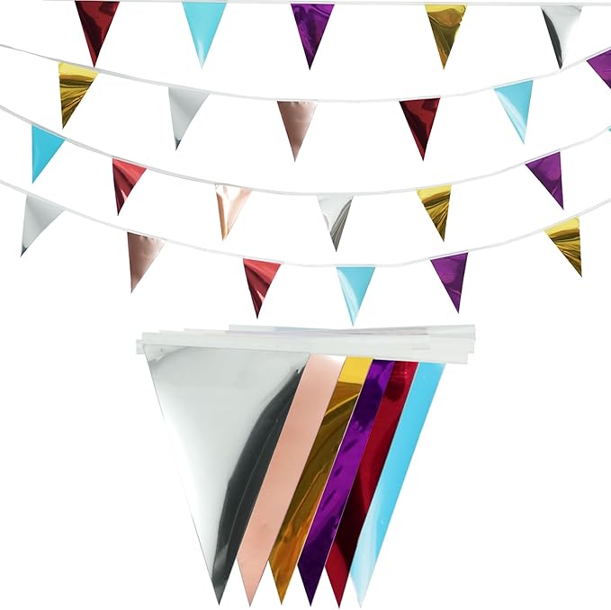 Pennant Banner Flags (Colorful(Metal))