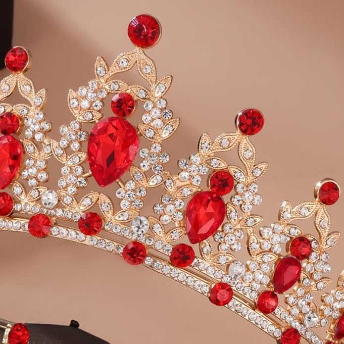 Crystal Tiaras and Crowns for Women - Wedding and Birthday Party Princess Crown Hair Accessories For Wedding, Prom, Pageant Celebration Party A3