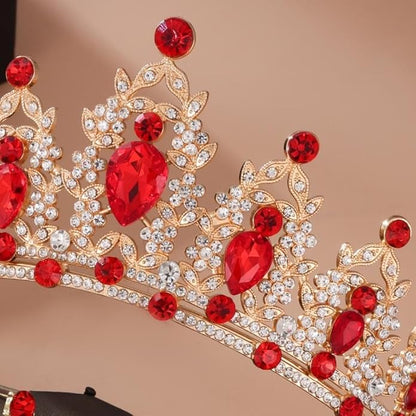Crystal Tiaras and Crowns for Women - Wedding and Birthday Party Princess Crown Hair Accessories For Wedding, Prom, Pageant Celebration Party A3