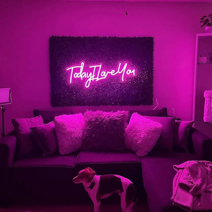 GYIODFU LC-Sign Custom Neon Signs for Wedding, Bedroom, Party, Personalized Dimmable Led Neon Sign for Wall Decor, Birthday Gift, Shop Business Signs
