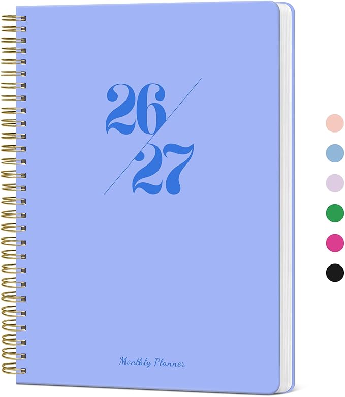 Monthly Planner 2026-2027, 2 Year Months Calendar Planner 2026-2027, Runs from January 2026 - Decembe 2027, 7" x 10", 24 Months, Perfect for School Office Home Planning - Lavender