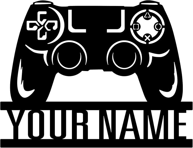 Personalized Gifts for Couples Custom Metal Signs Gaming Metal Sign,Personalized Gaming Decor Wall Decorations for Living Room,Boys Game Room Decor,Gamer Presents
