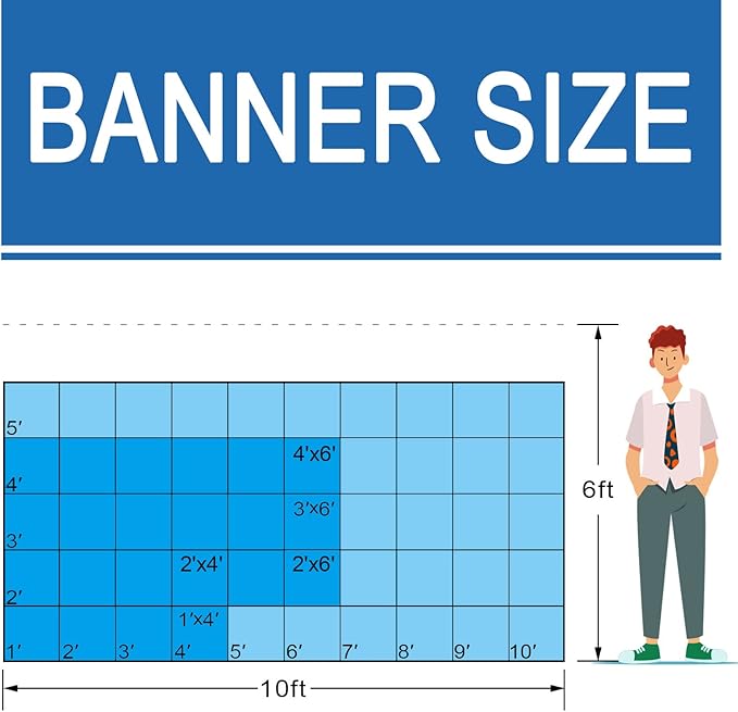 Custom Banners and Signs Customize for Outdoor Indoor, Customize Photo Logo Text Polyester Banner Decoration Backdrop for Business Party Birthday Graduation Wedding Event (3'x6')