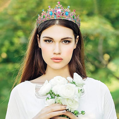 Kamirola - Queen Crown and Tiaras Princess Crown for Women and Girls Crystal Headbands for Bridal, Princess for Wedding and Party（01）