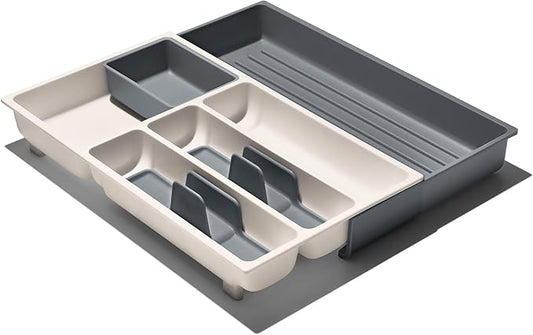 OXO Good Grips Kitchen Drawer, Expandable Utensil Organizer, White