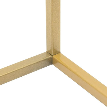 Gold Flower Stand, 5PCS Metal Column Geometric Flower Stand Floor Vase Tables Centerpieces Gold Tall Floral Display Rack Decorations Reception Floral Center Pieces for Wedding T-Stage Bar