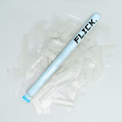 Ultimate Confetti Wand 14 inch Confetti Launcher Wand, Rice Paper, 8 Pack - Great for Parties, Weddings and Events Tissue, Metallic and Biodegradable Options