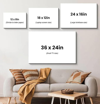 GABITA Personalized Crossroads Street Sign Couple Wall Art, Wedding Anniversary Couple Canvas, Gift for Husband and Wife, Parents, Gift for Christmas, Valentine