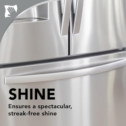 Weiman Stainless Steel Cleaner & Polish Kit, 1 Wipes & Cloth, Anti-Fingerprint, Removes Grease, Water Spots, Streaks & Residue, Polishing Cleaner Safe for Appliances, Chrome, Sinks & Grill Exteriors