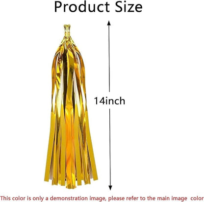 We Moment Pink Orange Peach Tissue Paper Tassels Party Tassel Garland Banner for Birthday Baby Bridal Shower Party Decoration, DIY Kits,15PCS