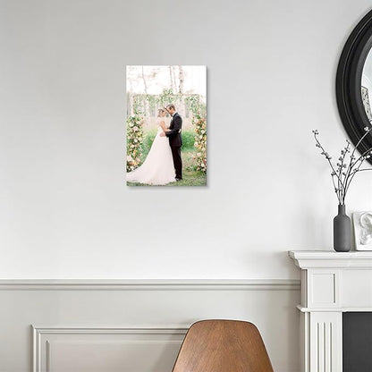 DBLAKI Personalized Custom Canvas Prints - Custom Framed Canvas Prints With Your Photos,Printed Photo To Canvas Wall Art Ideal for Home Decor Gifts Keepsakes 12" x18"