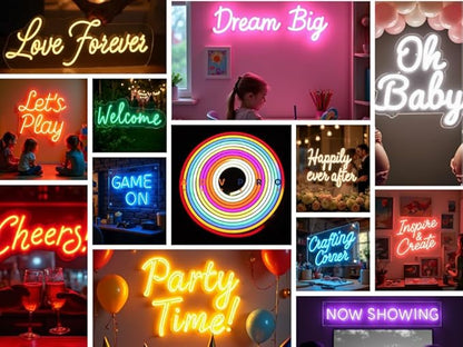 ADVPRO Custom LED Neon Signs, Customizable for Girl Bedroom, Birthday Party, Personalized Large Led Neon Light Sign with Surname, Name, Nickname, Character Name Logo